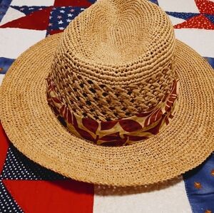 Scala Raffia Hat with Band